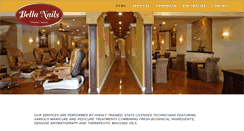 Desktop Screenshot of bellanails.net
